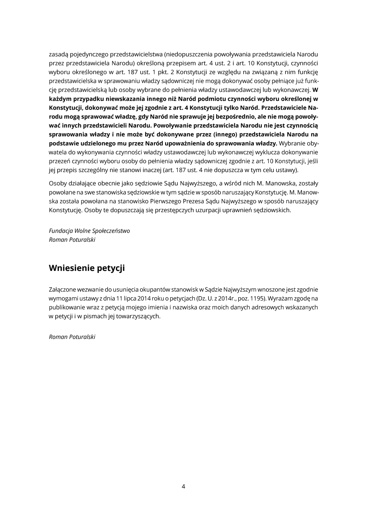 Petycja, s. 4.